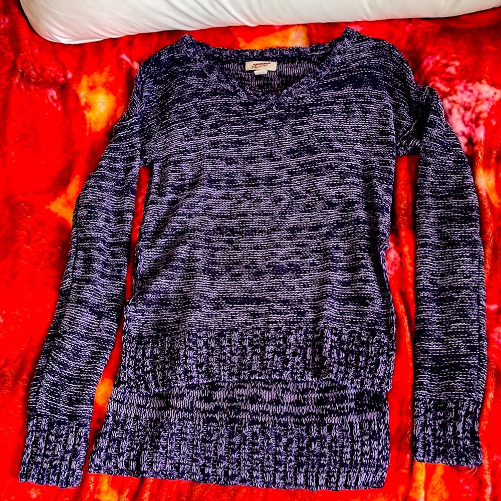 Purple Knit Sweater